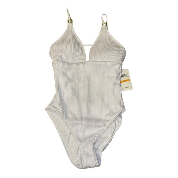 NEW BECCA by Rebecca Virtue Women’s Small Moon Ridge One Piece Swimsuit NWT - Picture 2 of 4